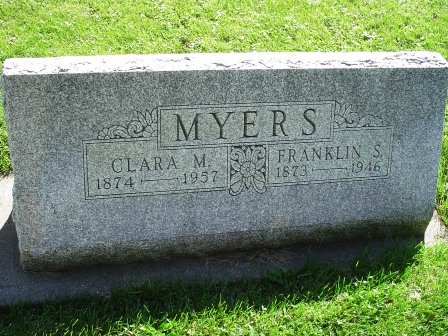 MYERS, CLARA M - Jones County, Iowa | CLARA M MYERS 