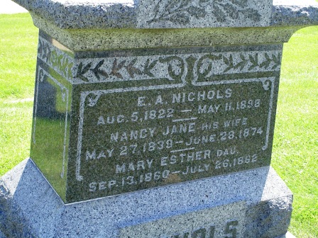 NICHOLS, NANCY JANE - Jones County, Iowa | NANCY JANE NICHOLS 