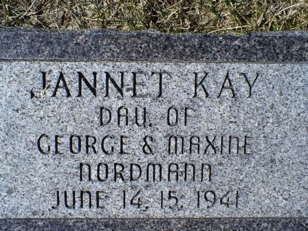 NORDMANN, JANNET KAY - Jones County, Iowa | JANNET KAY NORDMANN 