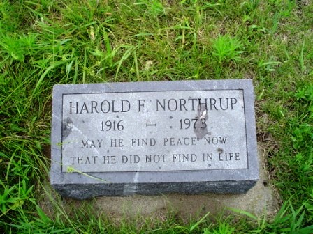 NORTHRUP, HAROLD F - Jones County, Iowa | HAROLD F NORTHRUP 