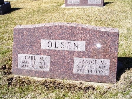 OLSEN, CARL M - Jones County, Iowa | CARL M OLSEN 