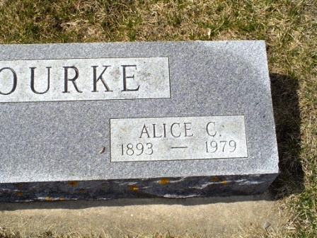 O'ROURKE, ALICE C - Jones County, Iowa | ALICE C O'ROURKE 
