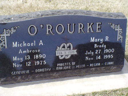 AMBROSE O'ROURKE, MICHAEL A - Jones County, Iowa | MICHAEL A AMBROSE O'ROURKE 