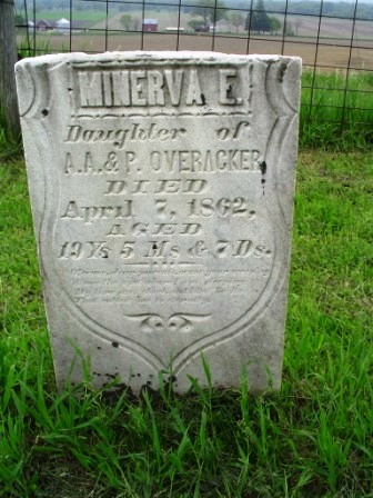 OVERACKER, MINERVA E - Jones County, Iowa | MINERVA E OVERACKER 