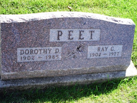 PEET, RAY C - Jones County, Iowa | RAY C PEET 