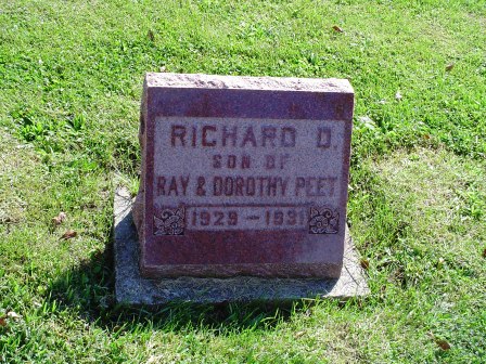 PEET, RICHARD D - Jones County, Iowa | RICHARD D PEET 