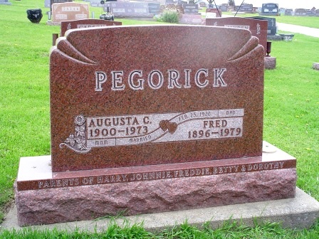 PEGORICK, AUGUSTA C - Jones County, Iowa | AUGUSTA C PEGORICK 