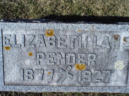 PENDER, ELIZABETH - Jones County, Iowa | ELIZABETH PENDER 