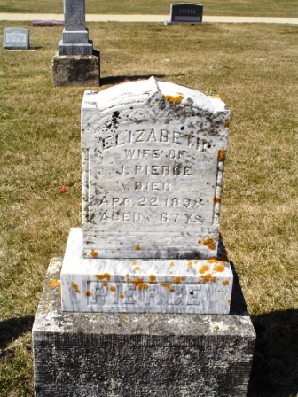 PIERCE, ELIZABETH - Jones County, Iowa | ELIZABETH PIERCE 