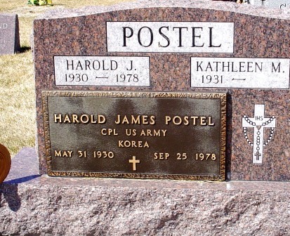 POSTEL, HAROLD JAMES - Jones County, Iowa | HAROLD JAMES POSTEL 