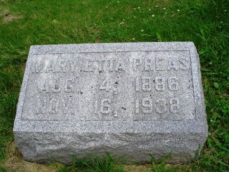 PREAS, MARY ETTA - Jones County, Iowa | MARY ETTA PREAS 