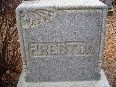 PRESTON, FAMILY HEADSTONE - Jones County, Iowa | FAMILY HEADSTONE PRESTON 