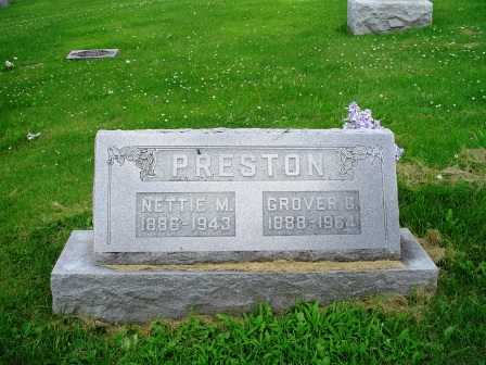 PRESTON, NETTIE M - Jones County, Iowa | NETTIE M PRESTON 
