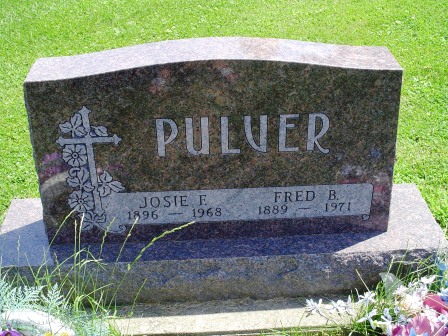 PULVER, JOSIE F - Jones County, Iowa | JOSIE F PULVER 