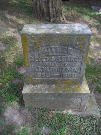 BAKER RINARD, ALVINA J - Jones County, Iowa | ALVINA J BAKER RINARD 