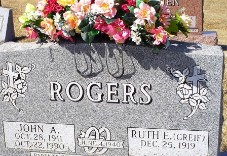 GREIF ROGERS, RUTH E - Jones County, Iowa | RUTH E GREIF ROGERS 