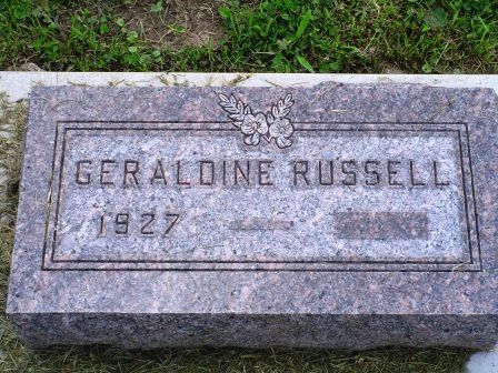 RUSSELL, GERALDINE - Jones County, Iowa | GERALDINE RUSSELL 