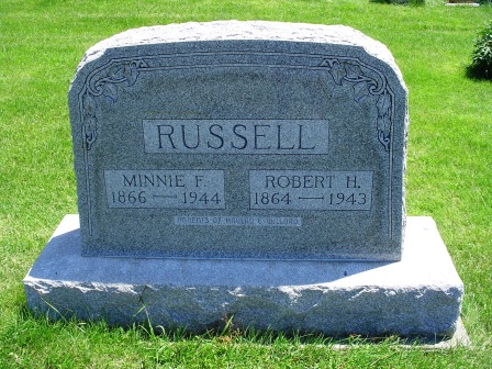 RUSSELL, MINNIE F - Jones County, Iowa | MINNIE F RUSSELL 