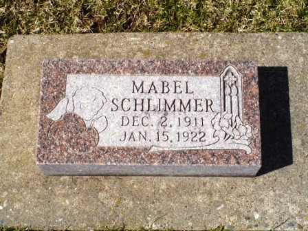 SCHLIMMER, MABEL - Jones County, Iowa | MABEL SCHLIMMER 