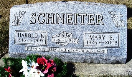 SCHNEITER, HAROLD E - Jones County, Iowa | HAROLD E SCHNEITER 