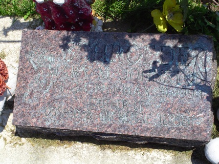 JOHNSTON SCHROEDER, MARY M - Jones County, Iowa | MARY M JOHNSTON SCHROEDER 