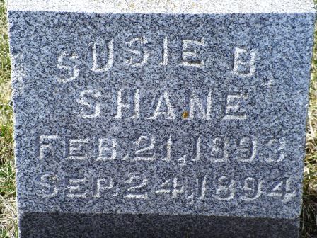 SHANE, SUSIE B - Jones County, Iowa | SUSIE B SHANE 