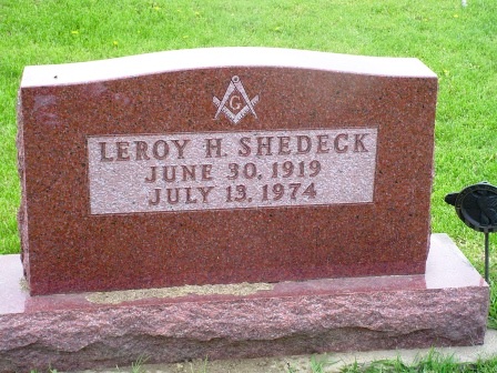 SHEDECK, LEROY H - Jones County, Iowa | LEROY H SHEDECK 