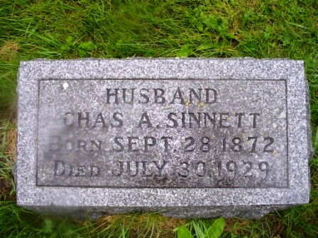 SINNETT, CHAS. A - Jones County, Iowa | CHAS. A SINNETT 