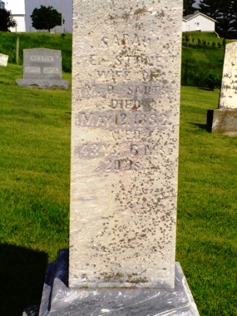 STHYE ? SMITH, SARAH E - Jones County, Iowa | SARAH E STHYE ? SMITH 