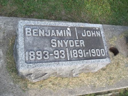 SNYDER, BENJAMIN - Jones County, Iowa | BENJAMIN SNYDER 