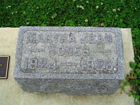 SONES, MARTHA JEAN - Jones County, Iowa | MARTHA JEAN SONES 