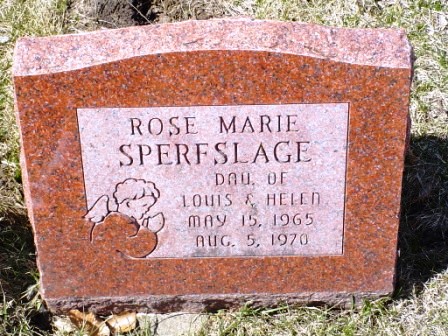 SPERFSLAGE, ROSE MARIE - Jones County, Iowa | ROSE MARIE SPERFSLAGE 