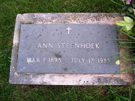 STEENHOEK, ANN - Jones County, Iowa | ANN STEENHOEK 