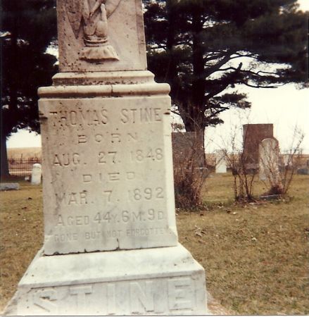 STINE, THOMAS - Jones County, Iowa | THOMAS STINE 