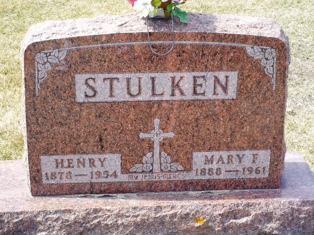 STULKEN, MARY F - Jones County, Iowa | MARY F STULKEN 
