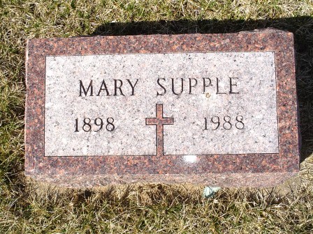 SUPPLE, MARY - Jones County, Iowa | MARY SUPPLE 