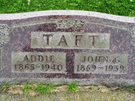TAFT, ADDIE - Jones County, Iowa | ADDIE TAFT 