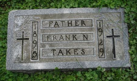 TAKES, FRANK N. - Jones County, Iowa | FRANK N. TAKES 
