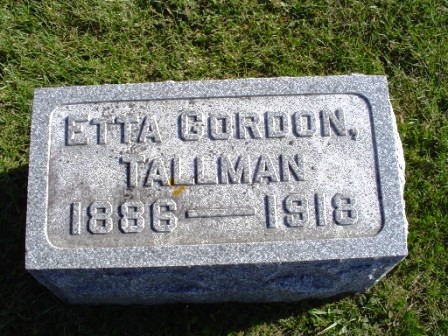 TALLMAN, ETTA - Jones County, Iowa | ETTA TALLMAN 
