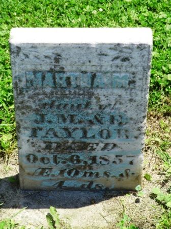 TAYLOR, MARTHA M - Jones County, Iowa | MARTHA M TAYLOR 