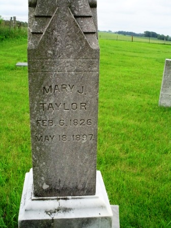 TAYLOR, MARY J - Jones County, Iowa | MARY J TAYLOR 