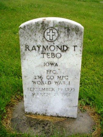 TEBO, RAYMOND T - Jones County, Iowa | RAYMOND T TEBO 