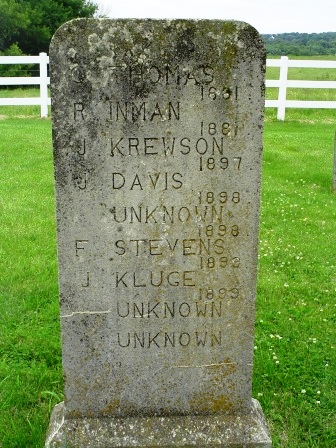 INMAN, R - Jones County, Iowa | R INMAN 