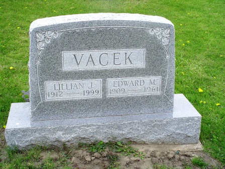 VACEK, LILLIAN J - Jones County, Iowa | LILLIAN J VACEK 