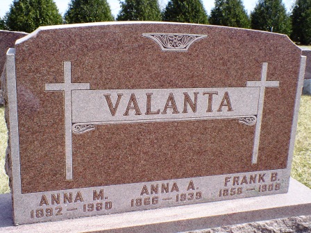 VALANTA, ANNA M - Jones County, Iowa | ANNA M VALANTA 