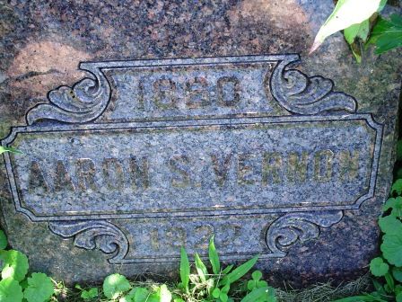 VERNON, AARON S - Jones County, Iowa | AARON S VERNON 