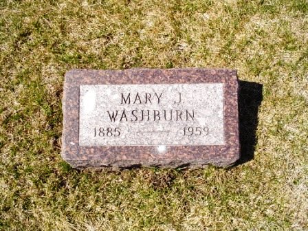 WASHBURN, MARY J - Jones County, Iowa | MARY J WASHBURN 