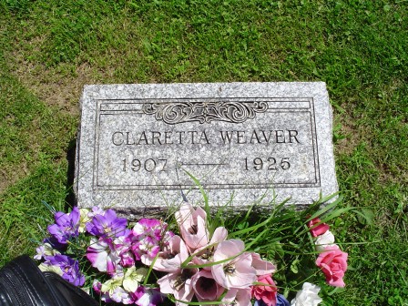 WEAVER, CLARETTA - Jones County, Iowa | CLARETTA WEAVER 