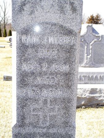 WEBBER, FRANK J - Jones County, Iowa | FRANK J WEBBER 
