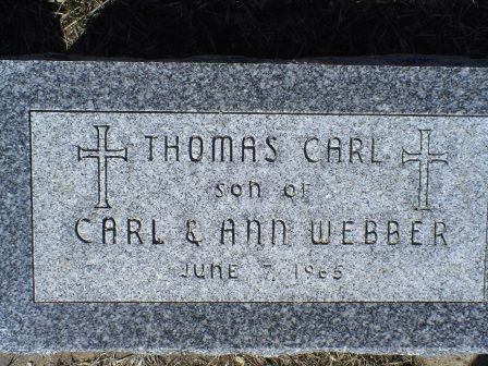 WEBBER, THOMAS CARL - Jones County, Iowa | THOMAS CARL WEBBER 